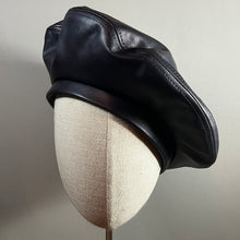 Load image into Gallery viewer, Leather Beret