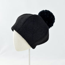 Load image into Gallery viewer, White wool blend 6-piece crown, perfect for evoking the Queen chess piece.  Side view.