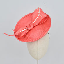 Load image into Gallery viewer, Front view of persimmon saucer hat