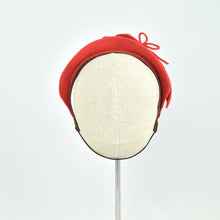 Load image into Gallery viewer, Red fur felt holiday headband