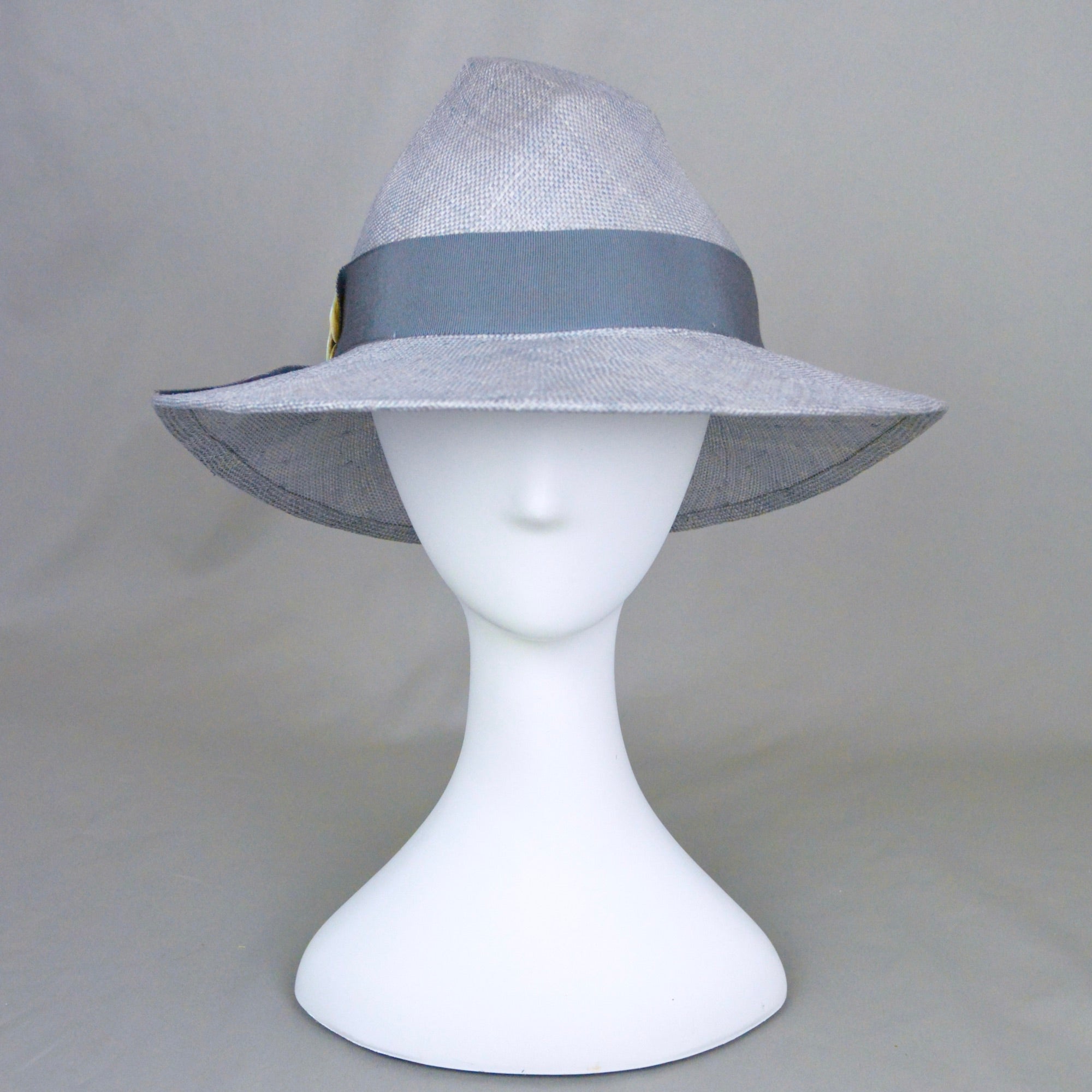 Gray Tango asymmetrical hat minor scuffing Fedora | Sun Protection | Classic Hat | Asymmetrical  main image 4
