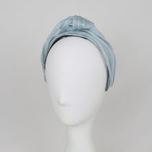 Load image into Gallery viewer, 3/4 view of ice blue headband
