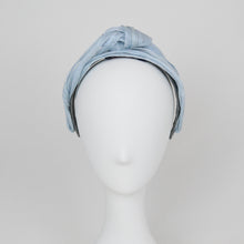 Load image into Gallery viewer, Front view of ice blue headband
