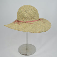 Load image into Gallery viewer, Seagrass straw with ribbon trim.  
